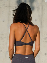 Load image into Gallery viewer, Bare Back Twist Blue Grey