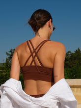 Load image into Gallery viewer, Cocoa Cross Back Bra