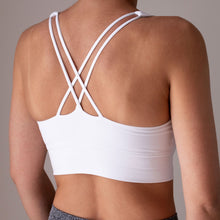 Load image into Gallery viewer, White V-Cross Back