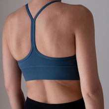 Load image into Gallery viewer, Dark Teal Yoga Sports Bra