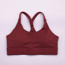 Load image into Gallery viewer, Mauve Adjustable Back Sports Bra
