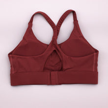 Load image into Gallery viewer, Mauve Adjustable Back Sports Bra
