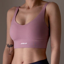 Load image into Gallery viewer, V-Neck Sports Bra Blush
