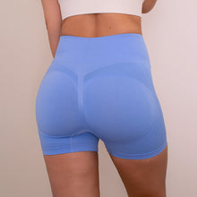 Load image into Gallery viewer, Sky Blue Squat Proof Push Up Gym Shorts
