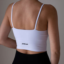 Load image into Gallery viewer, White Padded Yoga Crop Top
