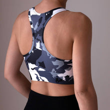 Load image into Gallery viewer, Snow Camo Sports Bra
